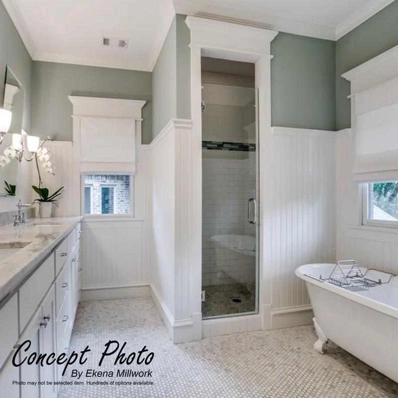 Deluxe Shiplap with a Nickel Gap 8' Length PVC Wainscoting Kit