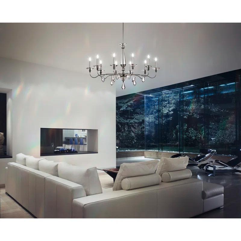 Jasmine 10 - Light Classic / Traditional Chandelier