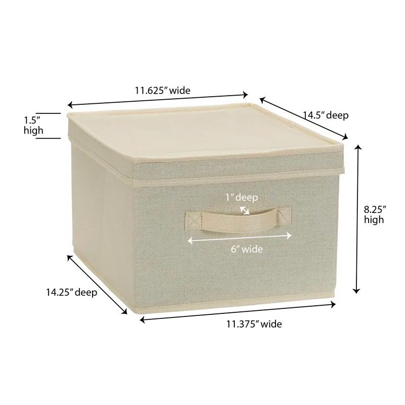 Household Essentials Household Essentials Fabric Bin (Set of 2)