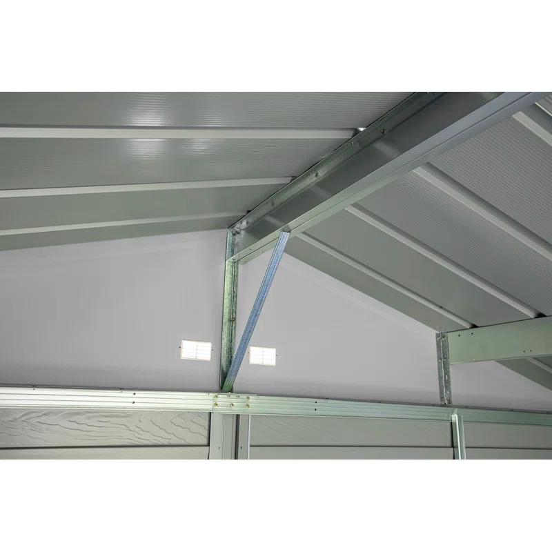 Arrow 8 ft. W x 8 ft. D Galvanized Steel Storage Shed