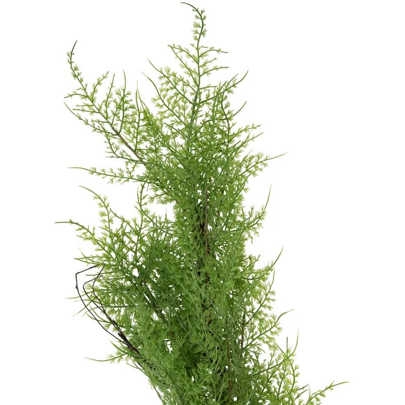 Northlight Seasonal 5' x 8" Green and Brown Cedar Artificial Christmas Garland - Unlit