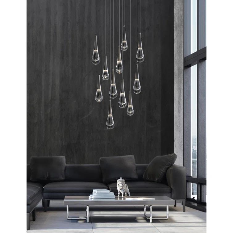 Hammerton Studio Raindrop - Light LED Cluster Pendant