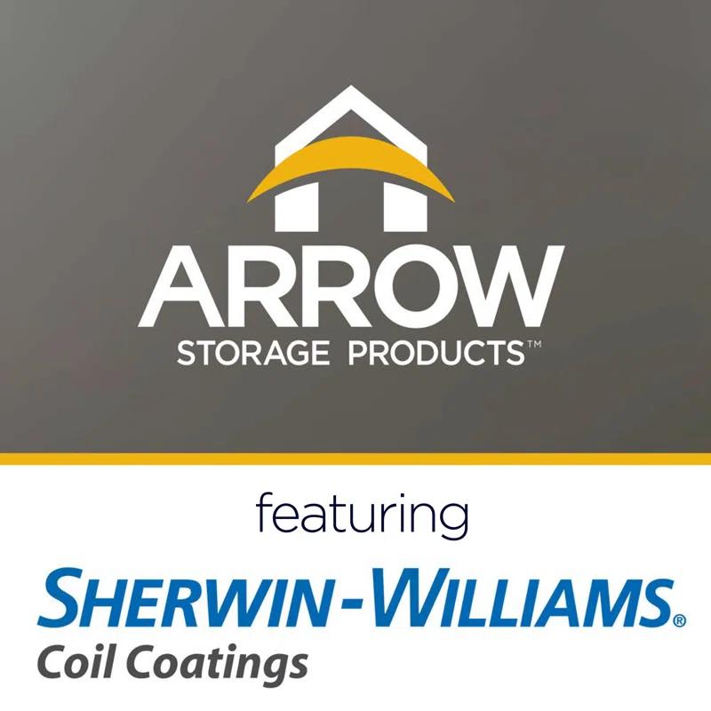 Arrow Arrow Steel Carport with 2 Side Wall Kits, 12x24x09