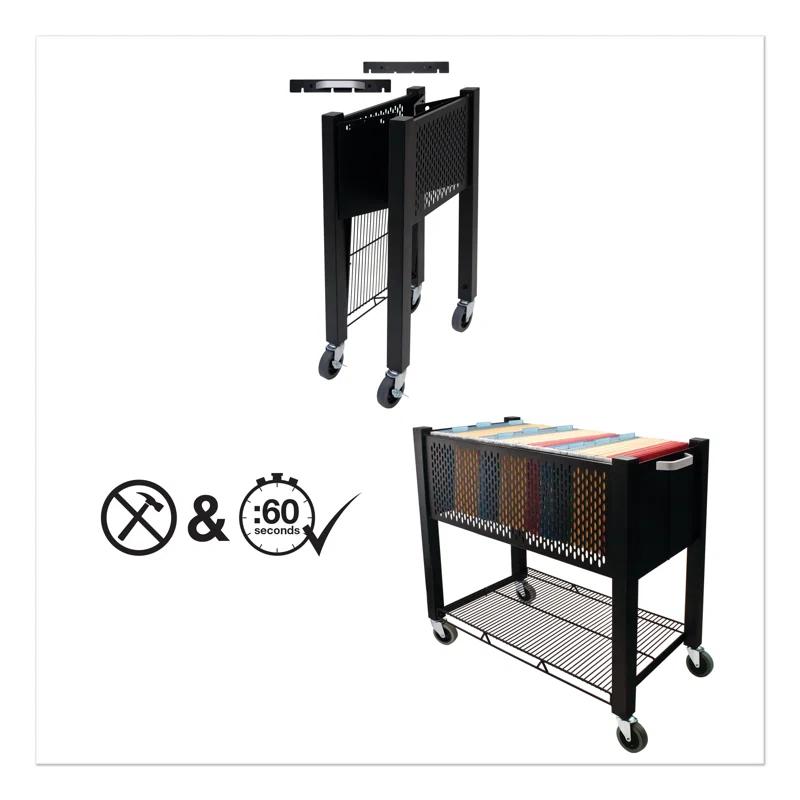 File Cart with Wheels