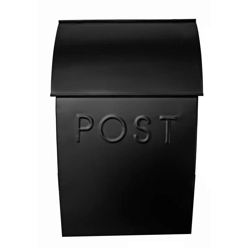NACH Milano Pointed Post Wall Mounted Mailbox
