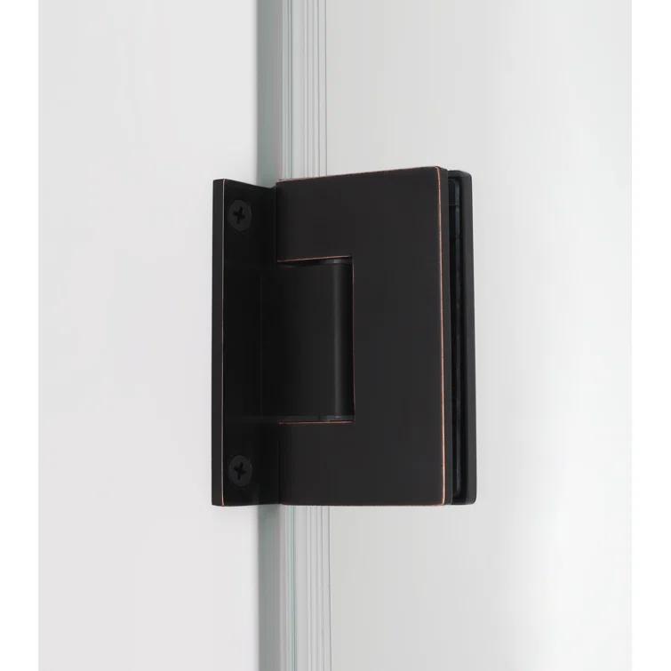 Bromley Semi-frameless Rectangle Hinged Shower Enclosure