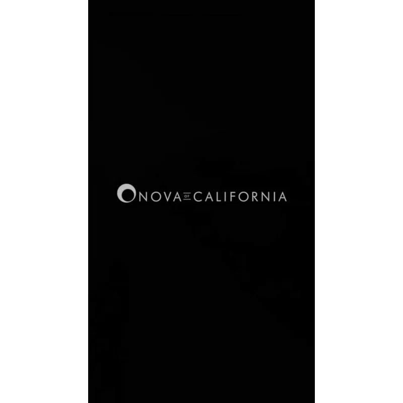 Nova of California Luna Bella Table Lamp - 28", Weathered Brass, Matte White/Gold Leaf Shade, Marble Base, Dimmer Switch | AllModern