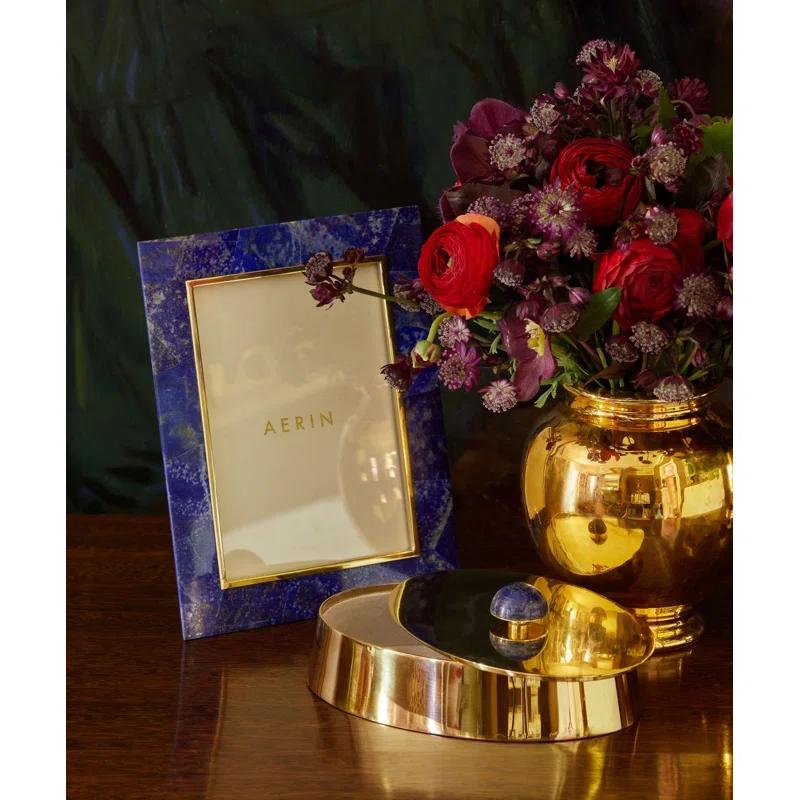 AERIN Handmade Brass/Lapis Decorative Box