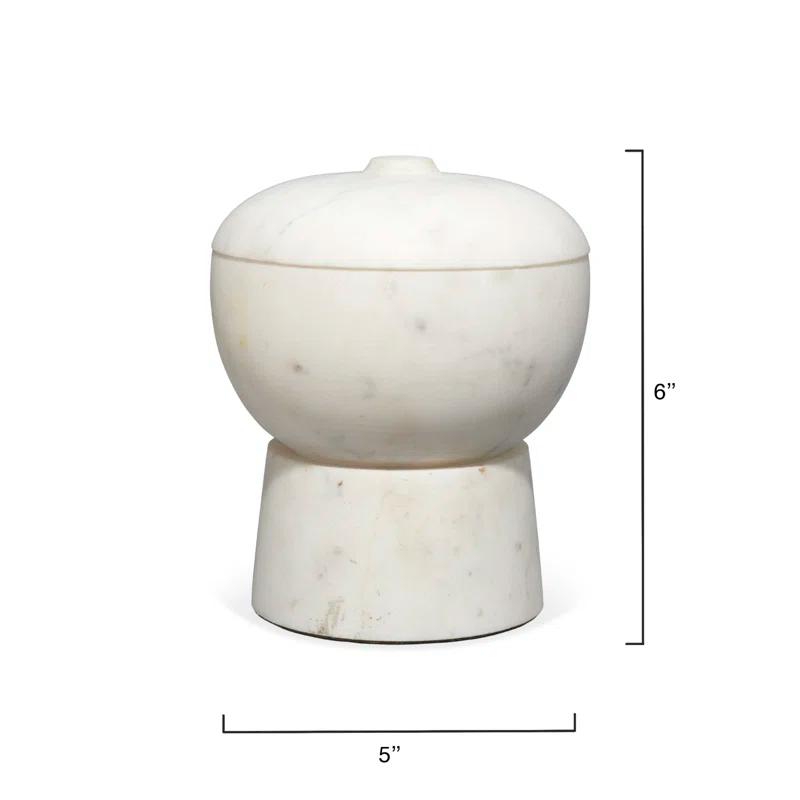 Jamie Young Company Bennett Handmade Marble Decorative Box