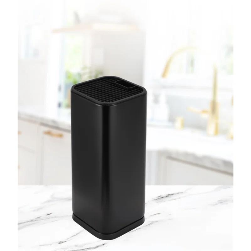 Dura Living Dura Living Universal Knife Block Holder, Stainless Steel Organizer, Space-Saving Storage Stand