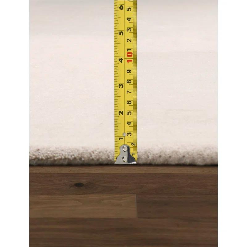 Pasargad Rodeo Geometric Handmade Tufted Brown/Gray Area Rug