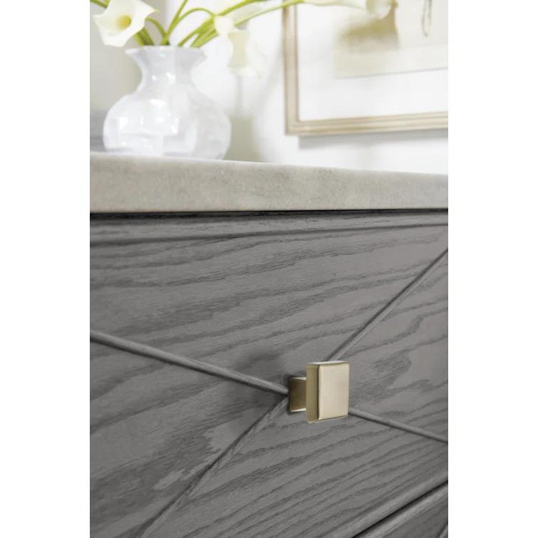 Amerock Blackrock 1-3/16 inch (30mm) Length Golden Champagne Cabinet Knob