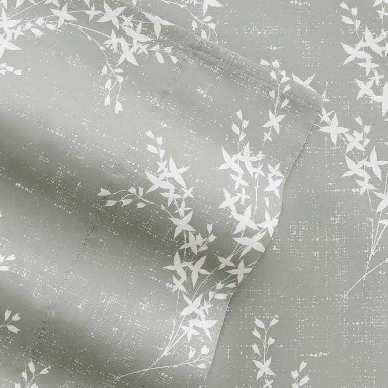 IEnjoy Home 4 Piece Delicate Details Pattern Sheet Set