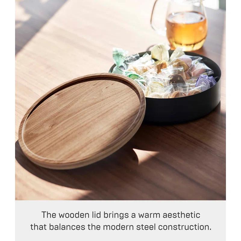 Yamazaki Home Rin Metal Storage Bin