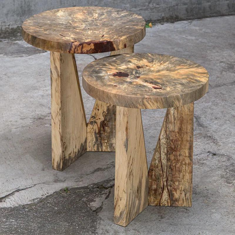 Nadet Solid Wood Nesting Tables