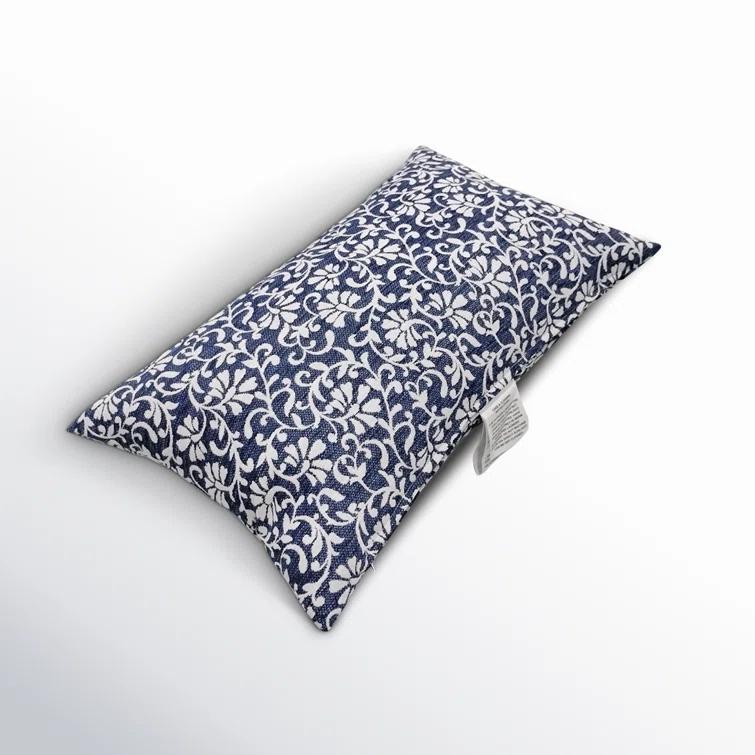 Liza Pillow Cover & Insert Rectangle in Blue/White (Set of 2)