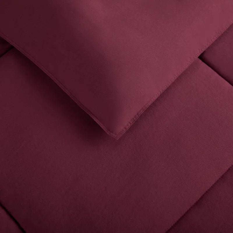 Serta Microfiber 3 Piece Comforter Set