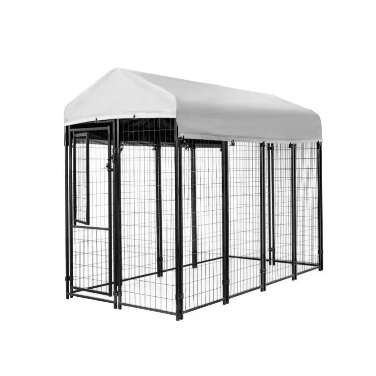 Kennels Direct Metal Kennel Kit with Cover