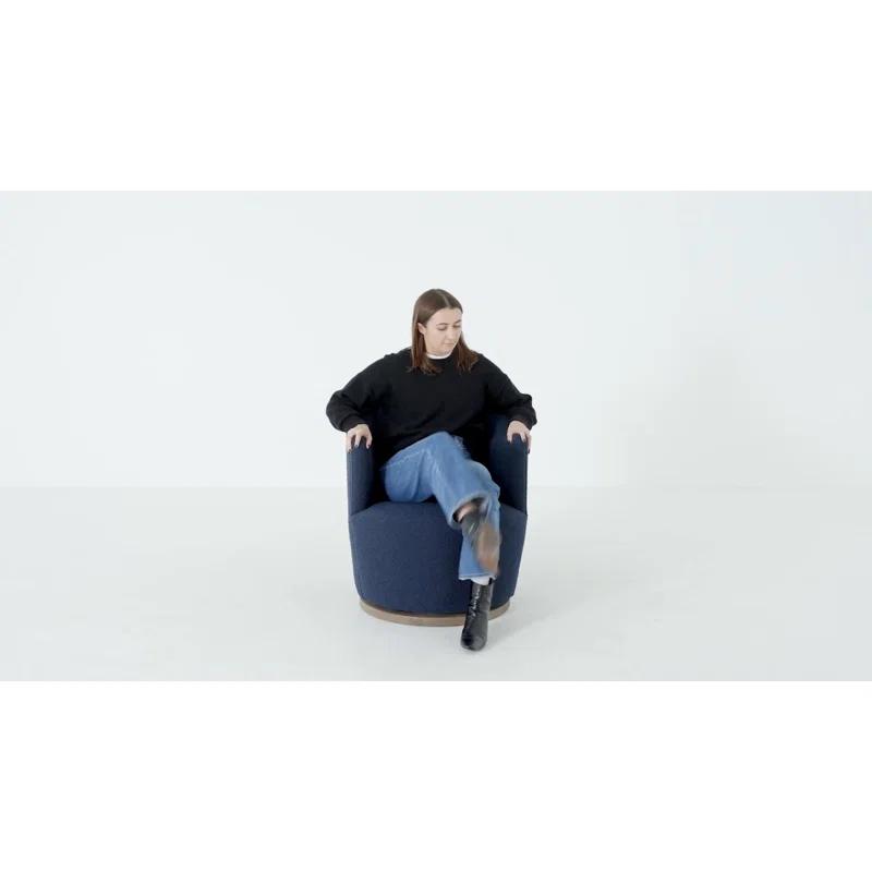 Margie Swivel Chair - Natural Boucle