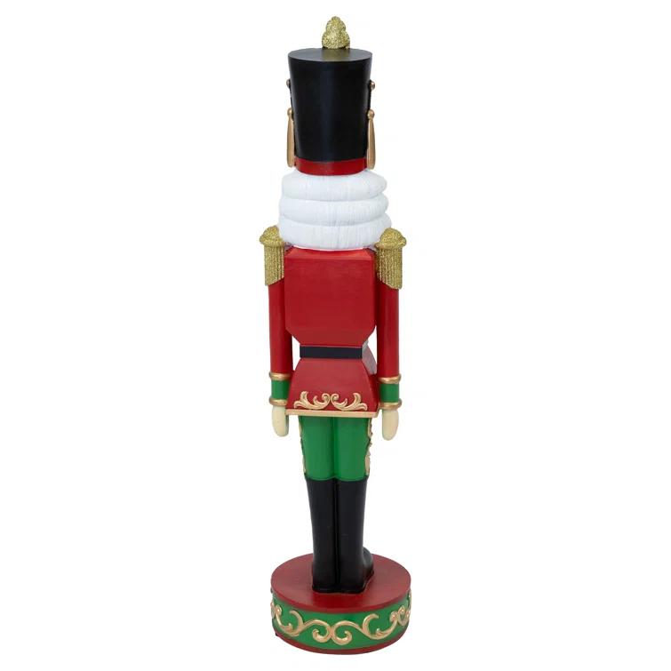 The Holiday Aisle® Kristoff the Christmas Nutcracker Soldier - 2 Statues - 29" (Set of 2)