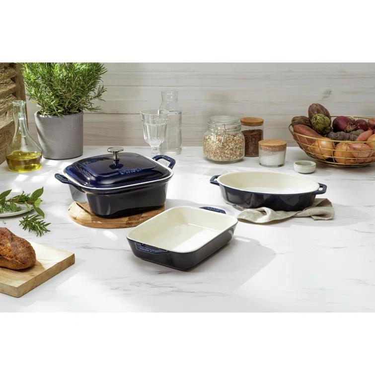 Staub ® Dark Blue 4-Piece Baking Set