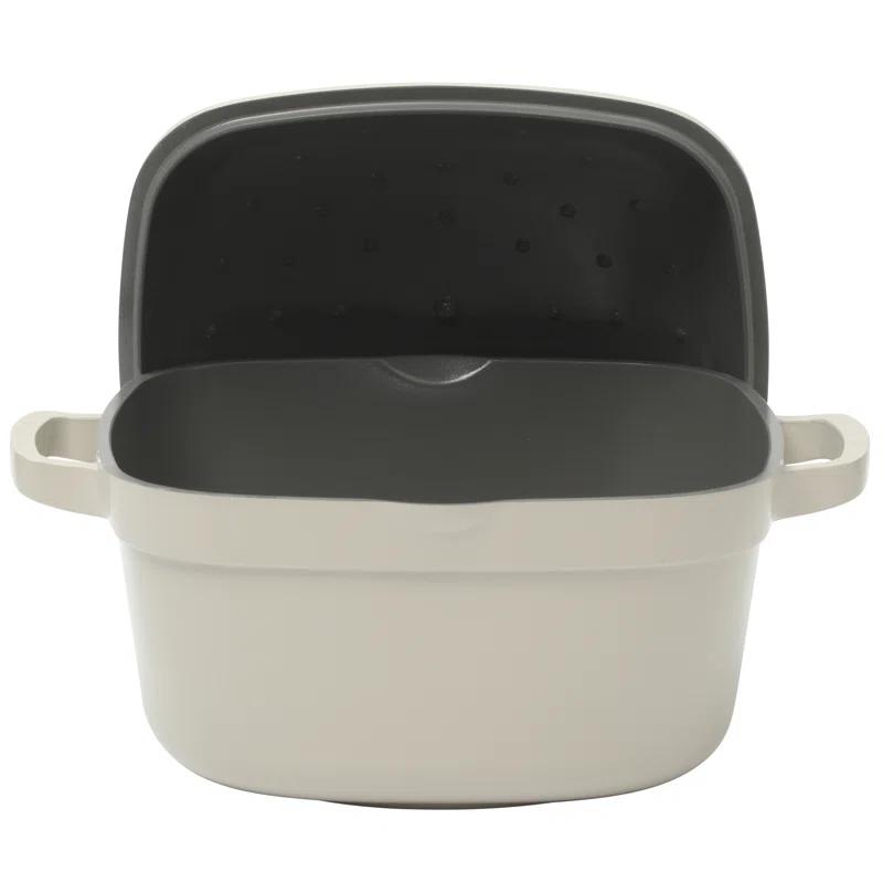 Crock-pot Crock-Pot Northvale Cast Aluminum Lightweight Durable 5.2 Quart Heavy Duty Dutch Oven Pot With Lid, Oven Safe, Dual Handles