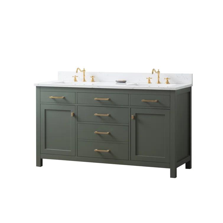 Latitude Run® Wenniah 60" Double Vanity