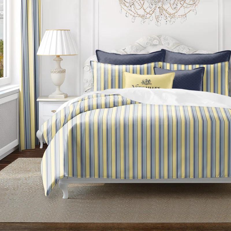 Gino Stripe Reversible Cotton Comforter Set