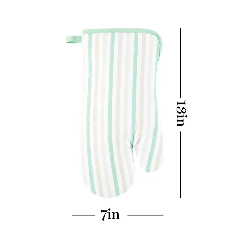 Martha Stewart Martha Stewart Daisy Stripe Oven Mitt (Set of 2)