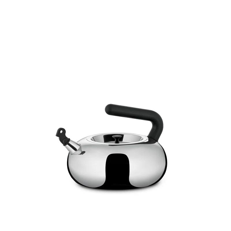 Alessi Alessi Bulbul 2.64 Quarts Stainless Steel (18/10) Whistling Stovetop Tea Kettle