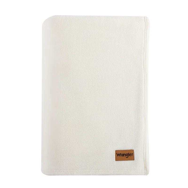 Wrangler Ultra Soft Plush Fleece Cozy Bed Blanket