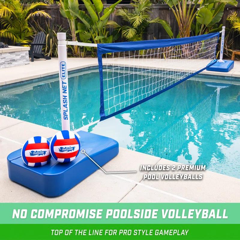 GoSports GoSports Splash Net Elite Pool Volleyball Game with Water Weighted Bases