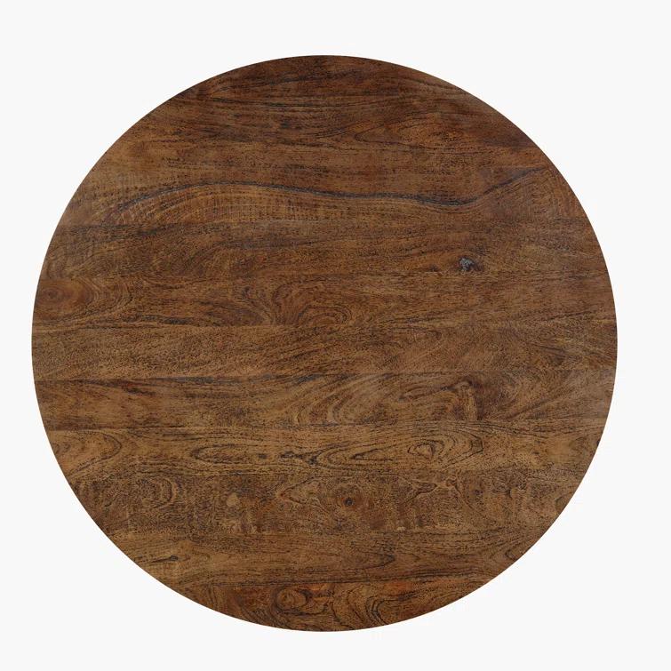 Vivenne Mango Wood Drum Coffee Table