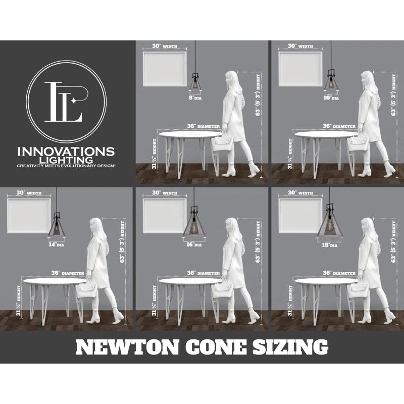 Innovations Lighting Newton 1 - Light Single Drop Pendant Pendant