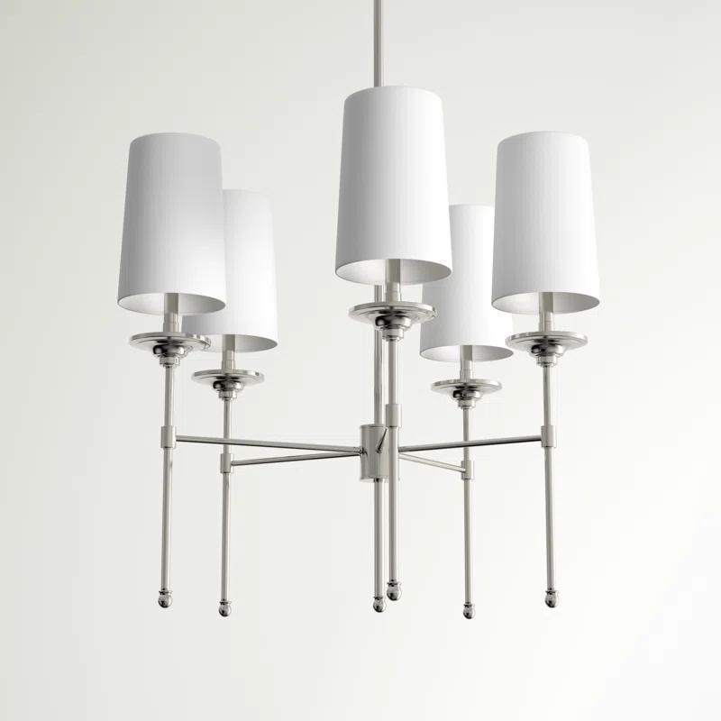 Hayse 5 - Light Dimmable Classic / Traditional Chandelier
