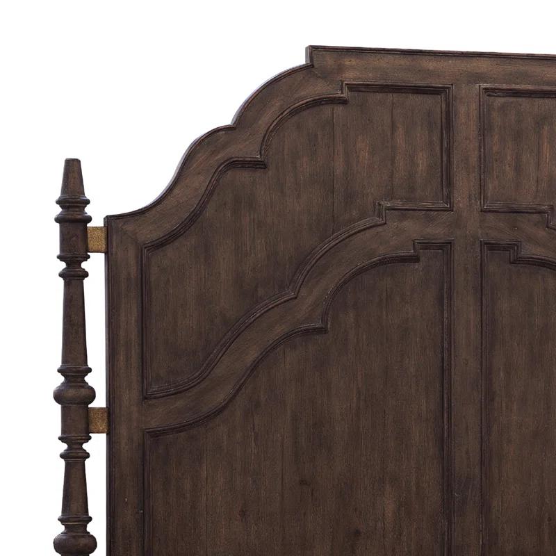 Pulaski Furniture Revival Row Scalloped Wood Panel Bed