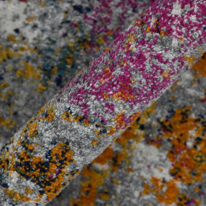 AMER Rugs Hannah Abstract Transitional Durable Performance Multicolor Area Rug