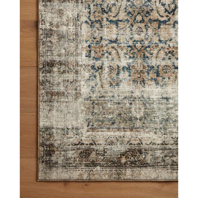 Amber Lewis x Loloi Morgan Navy / Sand Area Rug feat. CloudPile