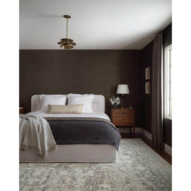 Amber Lewis x Loloi Honora Slate / Beige Area Rug