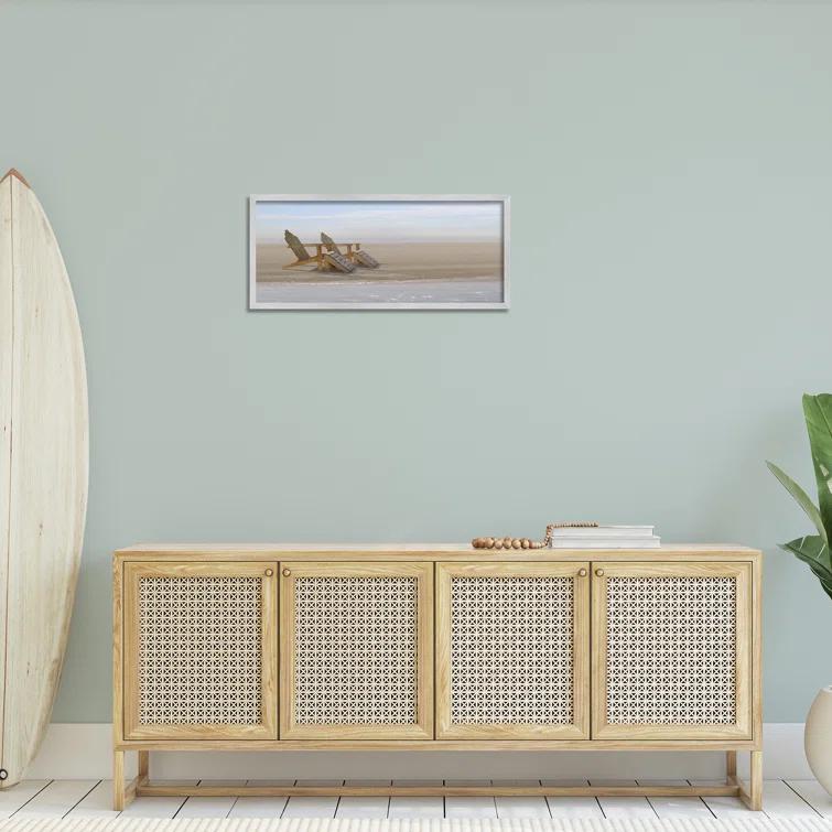 Stupell Industries Bc-425_FG " Beach Chairs By Shore " by Noah Bay