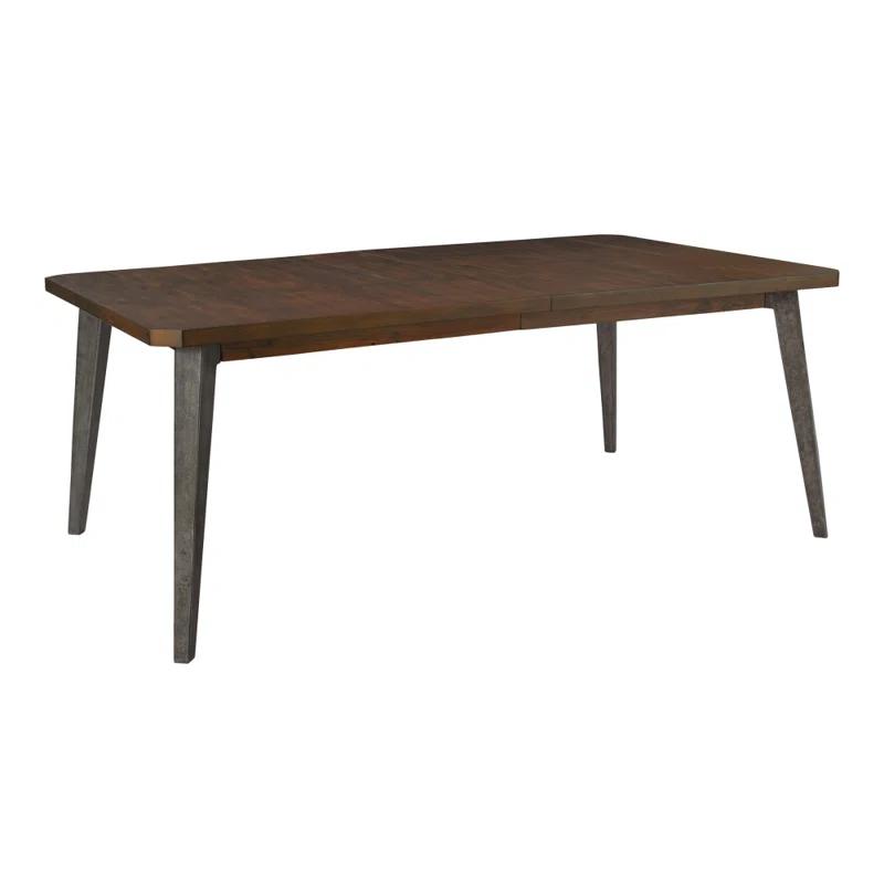 Extendable Solid Wood Top Dining Table