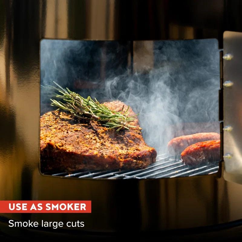 Megamaster Megamaster 4-in-1 Vertical Smoker and Charcoal Kettle Grill