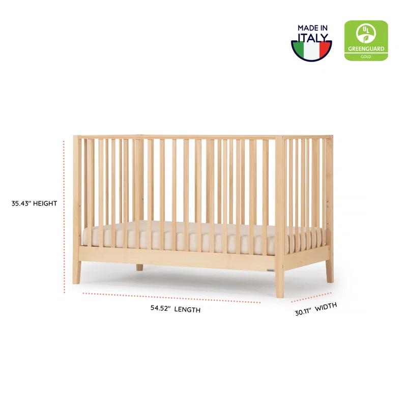 Lala Greenguard Gold Certified 3 -in-1 Convertible Crib