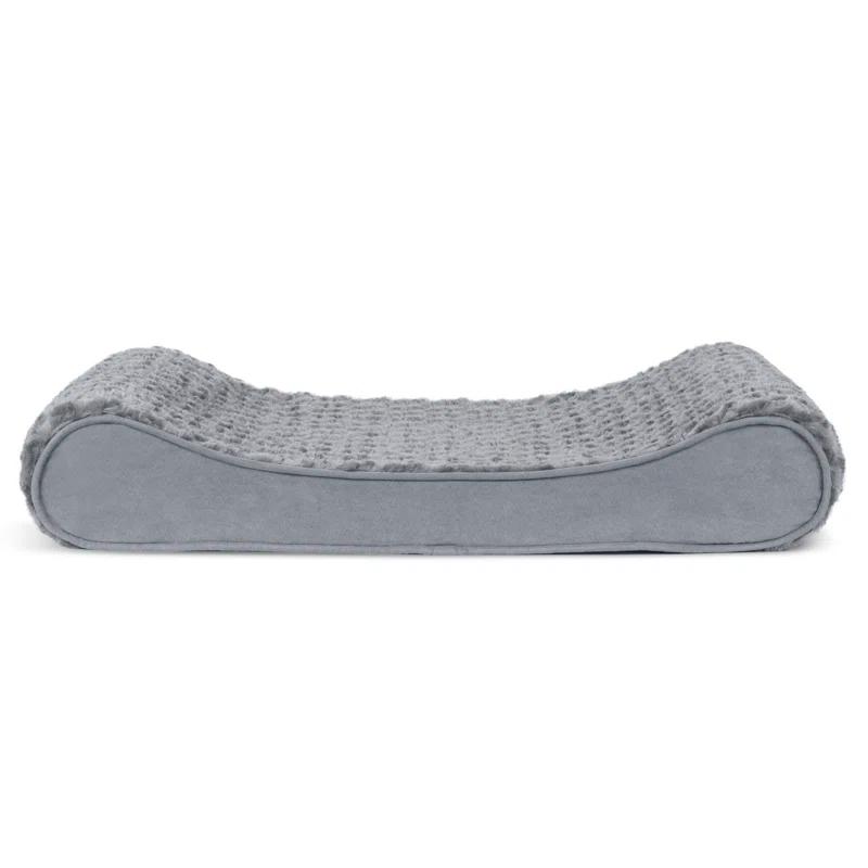 FurHaven Ultra Plush Luxe Lounger Orthopedic Foam Contour Dog Bed