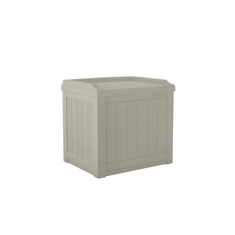 Suncast Suncast 22 Gallon Water Resistant Deck Box with Storage Seat