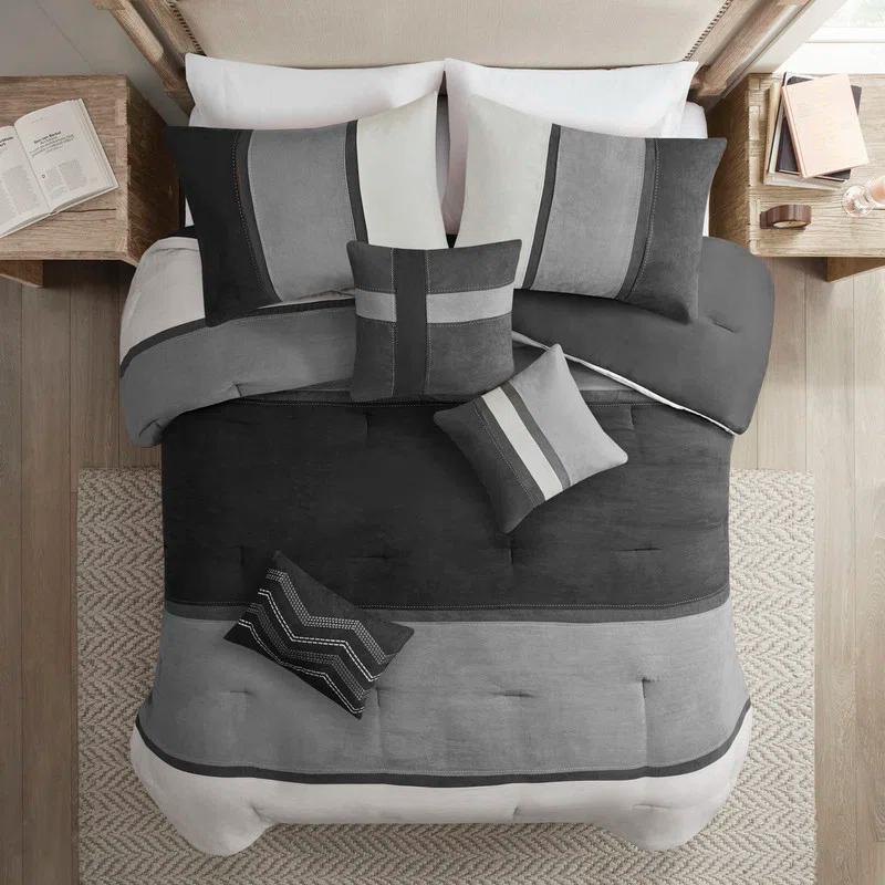 Madison Park Palisades Microfiber Comforter Set