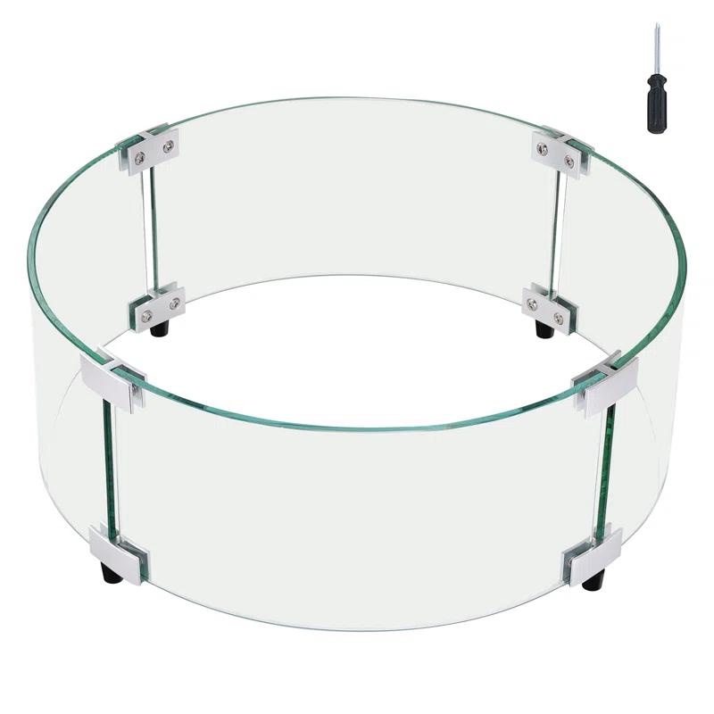 VEVOR Circle Stainless Steel Fire Pit Accessory (Set of 4)