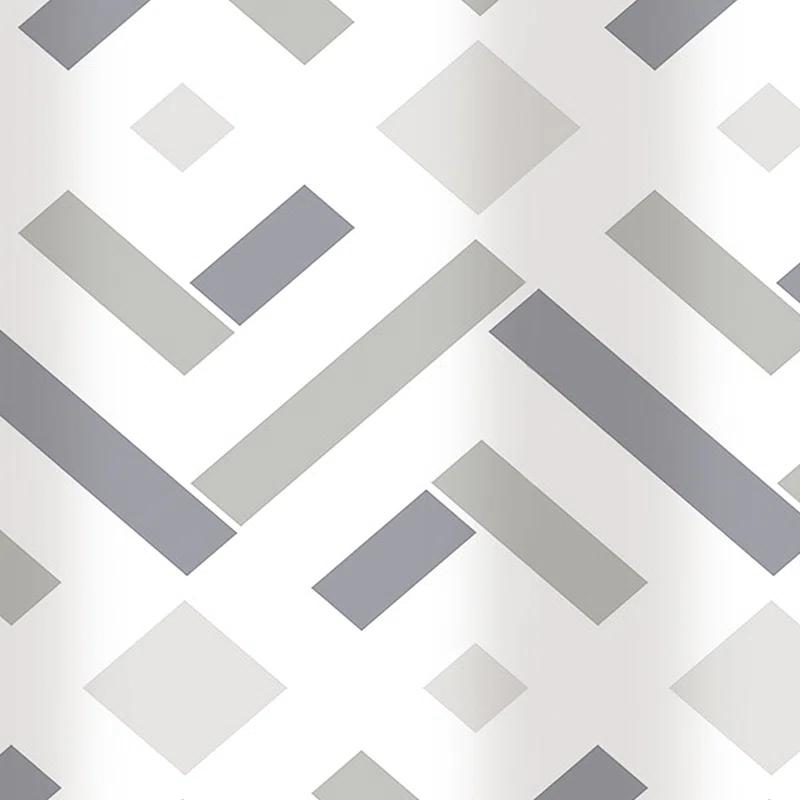 Bath Bliss Geometric Shower Curtain