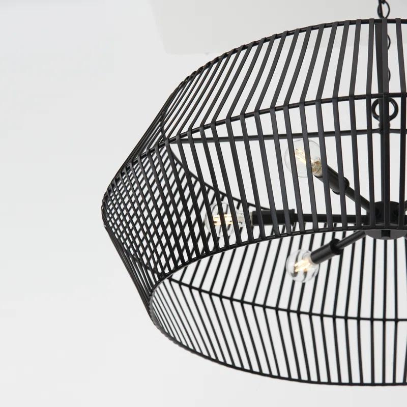 Capital Lighting Kaiya 6 - Light Dimmable Cage Chandelier
