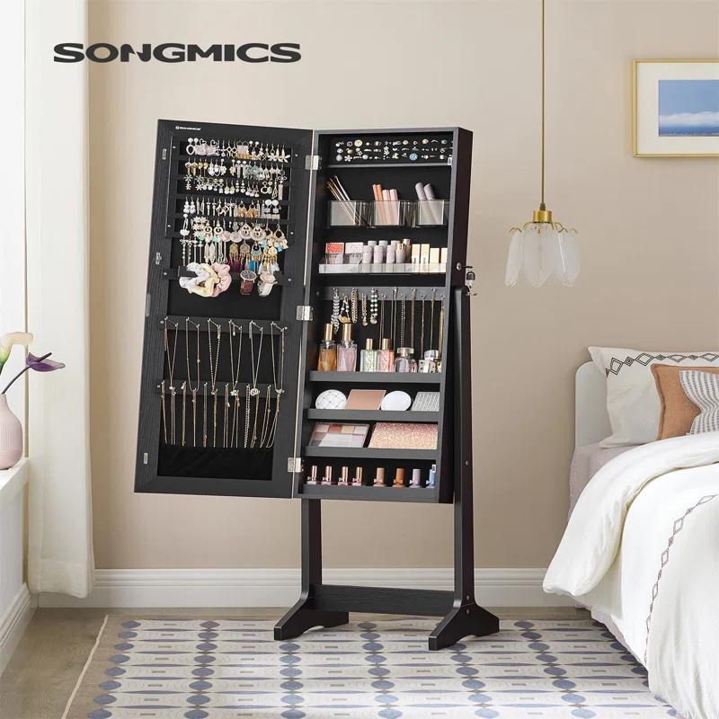 Songmics 16.2'' Wide Freestanding Jewelry Armoire